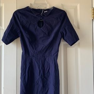 Navy blue formal dress